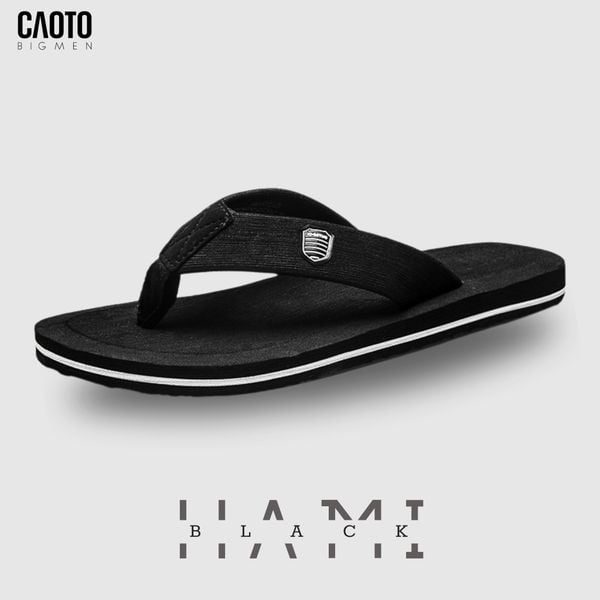  Dép Kẹp Flip-flop Đen Hami Size Lớn Big Size 