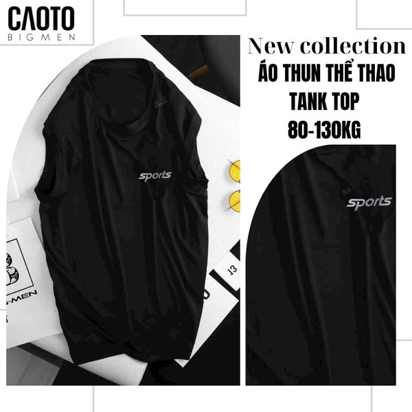  Áo Thun Thể Thao Tank Top Big Size 80-130 KG 