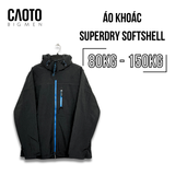  Áo Khoác SuperDry Windtrekker Đen Xước Size Lớn XXXL 