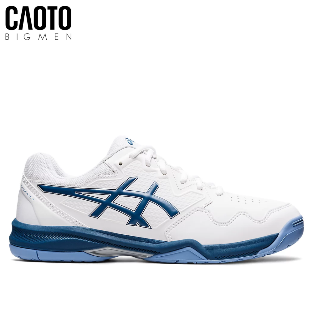  Giày Tennis Asics Gel-Dedicate 7 White Big Size 