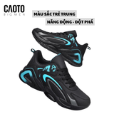  Giày Thể Thao Nam Big Size Generic Black & Neon Blue – Sneaker Cá Tính, Size 45–48 