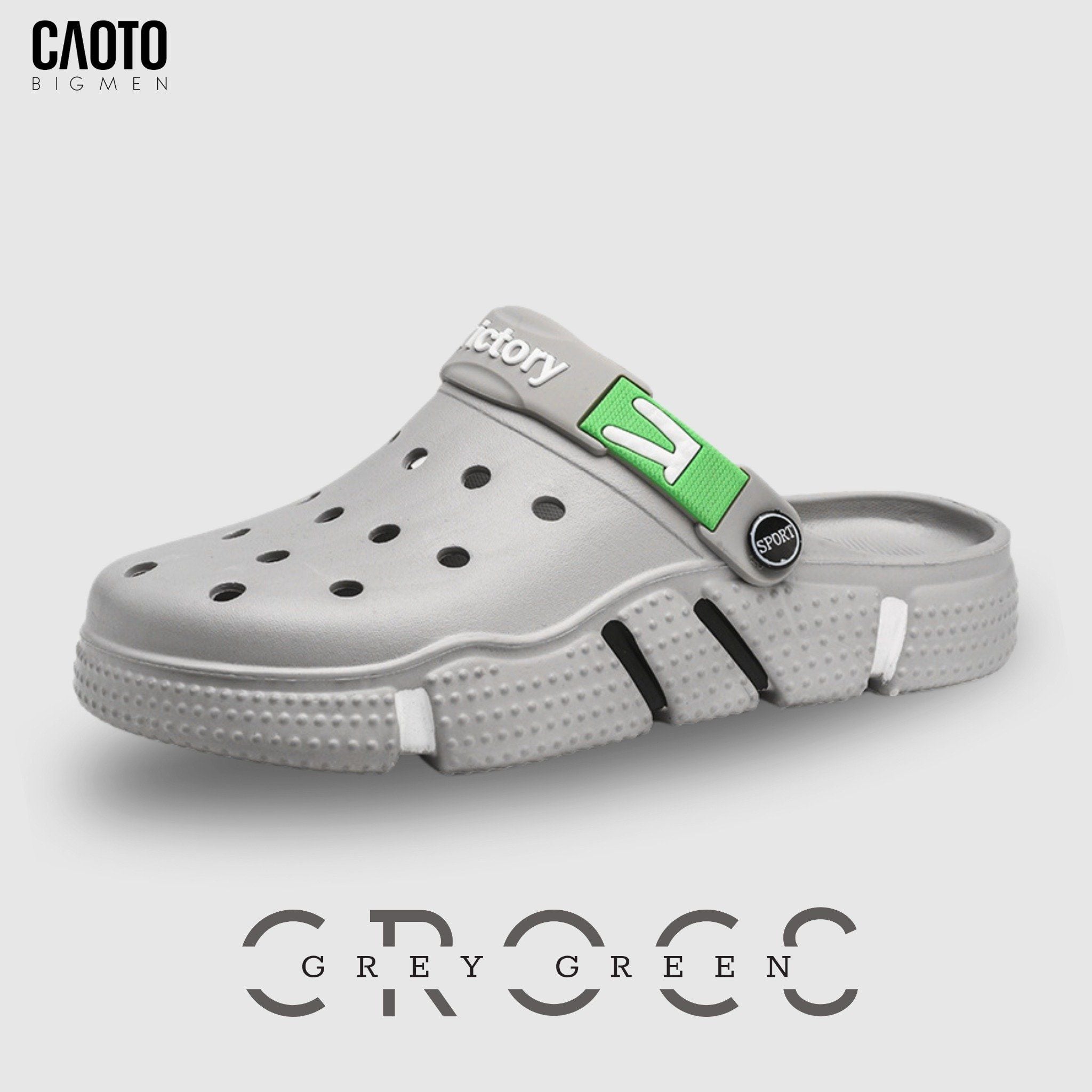  Dép Bít Mũi Cross Grey Chống Trượt Big Size 46-50 