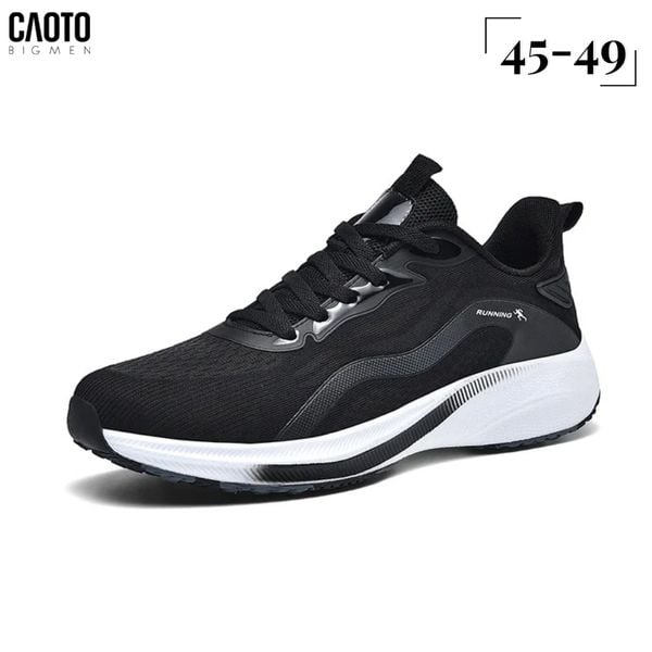 Giày chạy bộ nam big size Run Wave Full Black hỗ trợ vận động tối đa