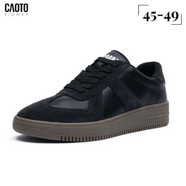 Giày sneaker nam big size Classic Fit Black phối đen cổ điển.
