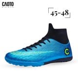  Giày Đá Bóng CR7 High Top Blue Big Size 