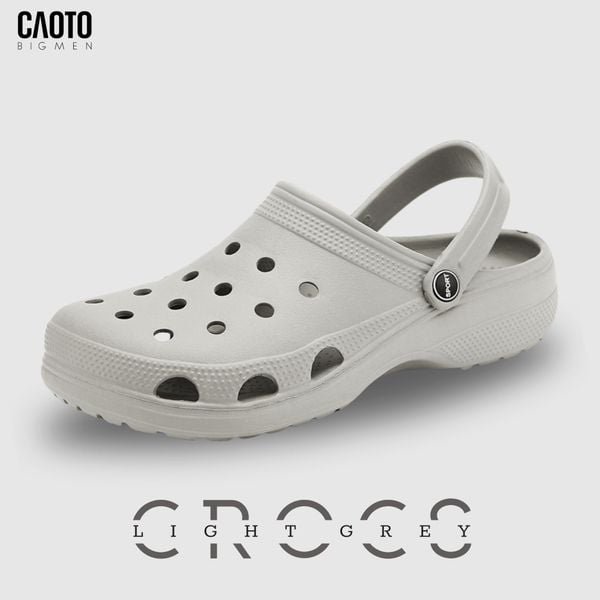  Dép Bít Mũi Cross Grey Chống Trượt Big Size 45-48 