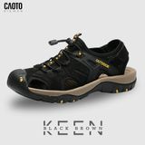  Sandal Nam Big Size Outdoor Black Đế Cao Su Bám Chắc Size 45–48 