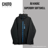  Áo Khoác SuperDry Windtrekker Đen Xước Size Lớn XXXL 