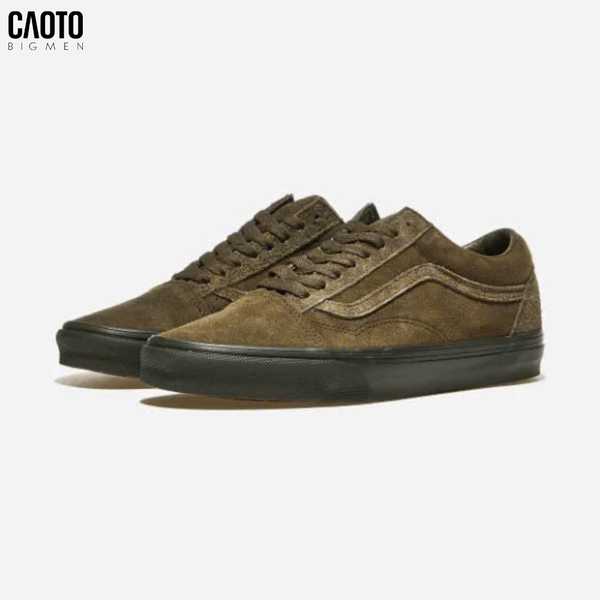  Giày Vans Da Lộn Nâu Đế Nâu Bigsize 
