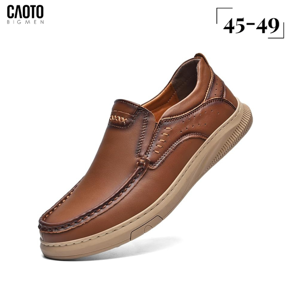  Giày Tây Xỏ Elegix Brown Big Size 