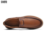 Giày Tây Xỏ Elegix Brown Big Size 
