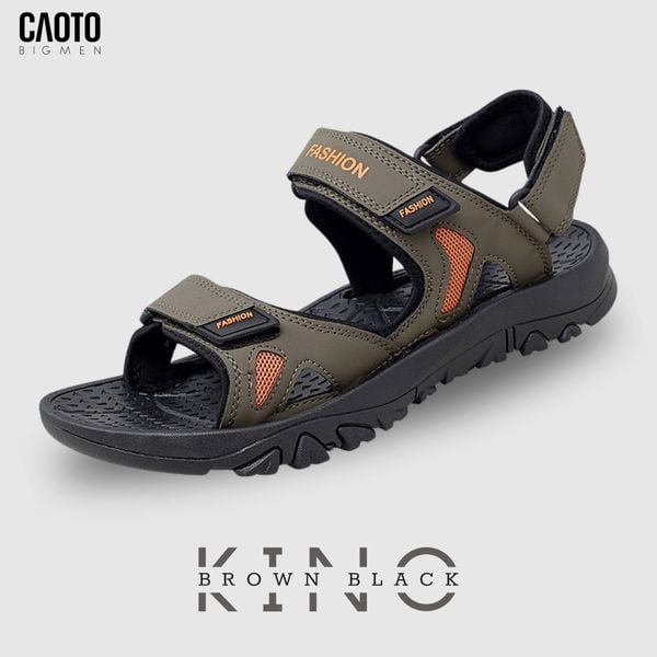  Sandal Kino Nâu Big Size - Quai hậu có thể tháo rời thành dép 