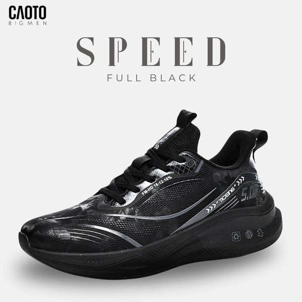  Giày  thể thao Speed Runner Black Big Size 