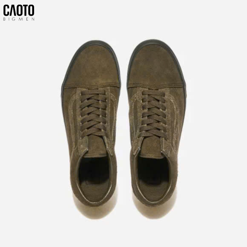  Giày Vans Da Lộn Nâu Đế Nâu Bigsize 