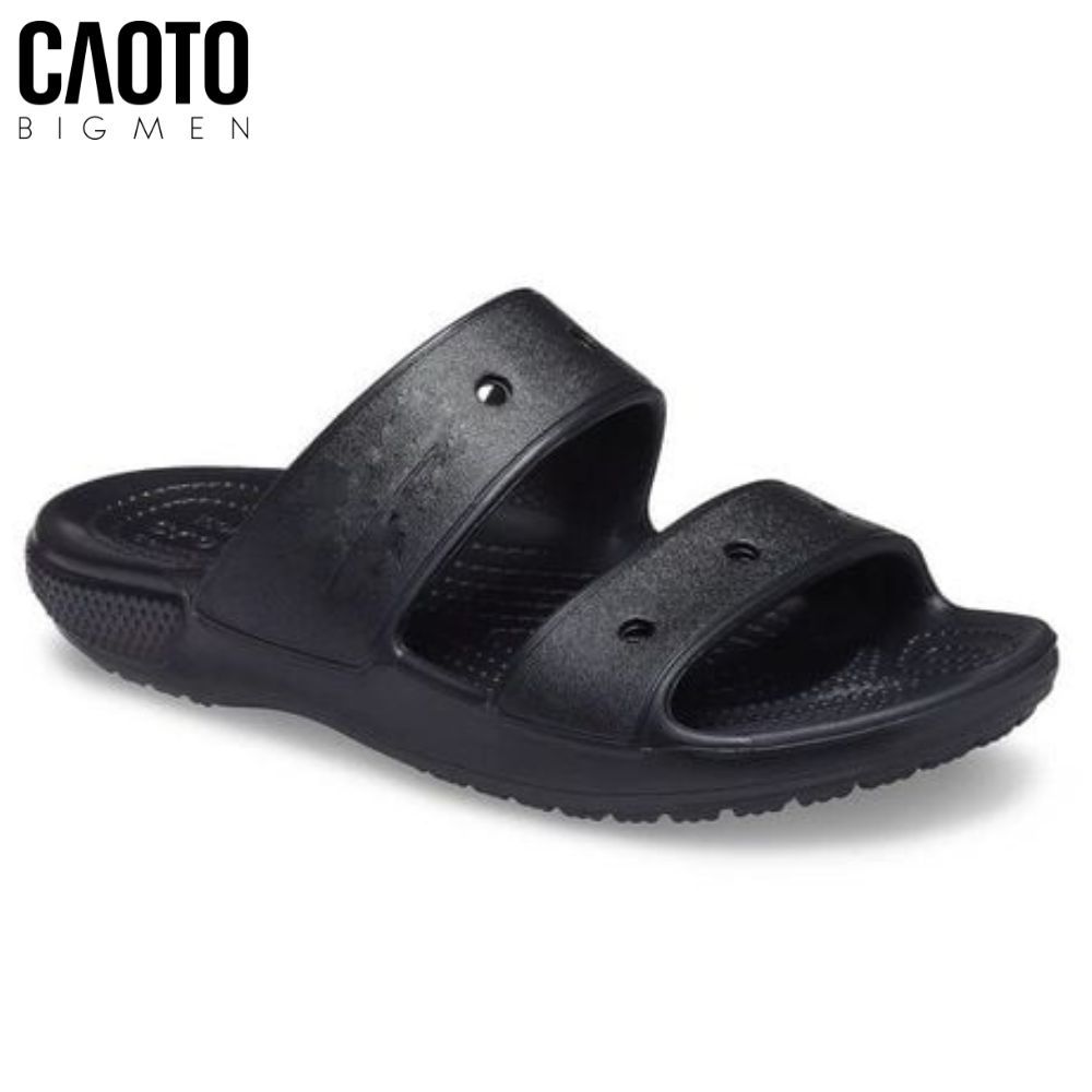  Dép Unisex Crocs Classic Black Big Size 