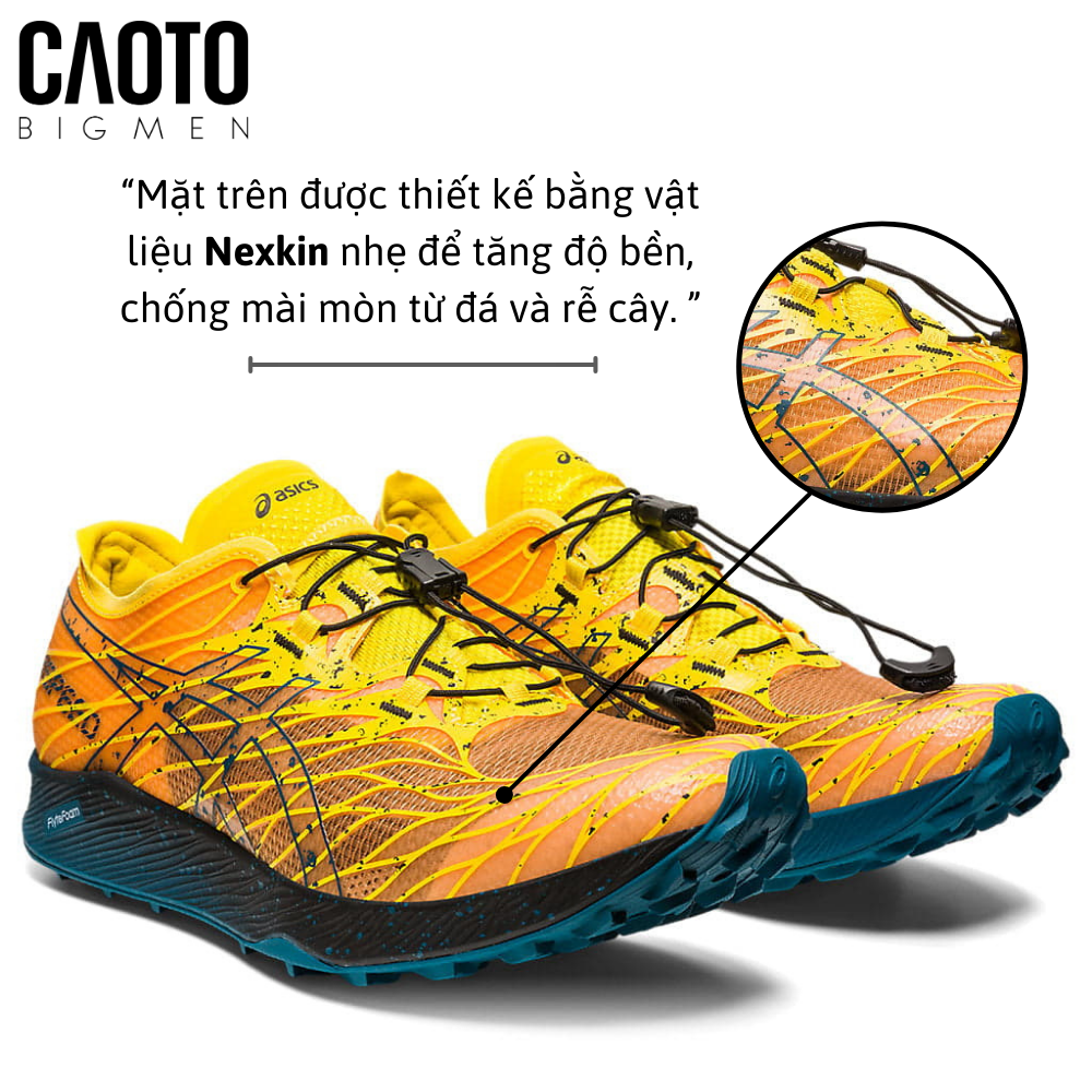  Giày Thể Thao Asics Fujispeed Địa Hình Leo Núi Big Size Nam 