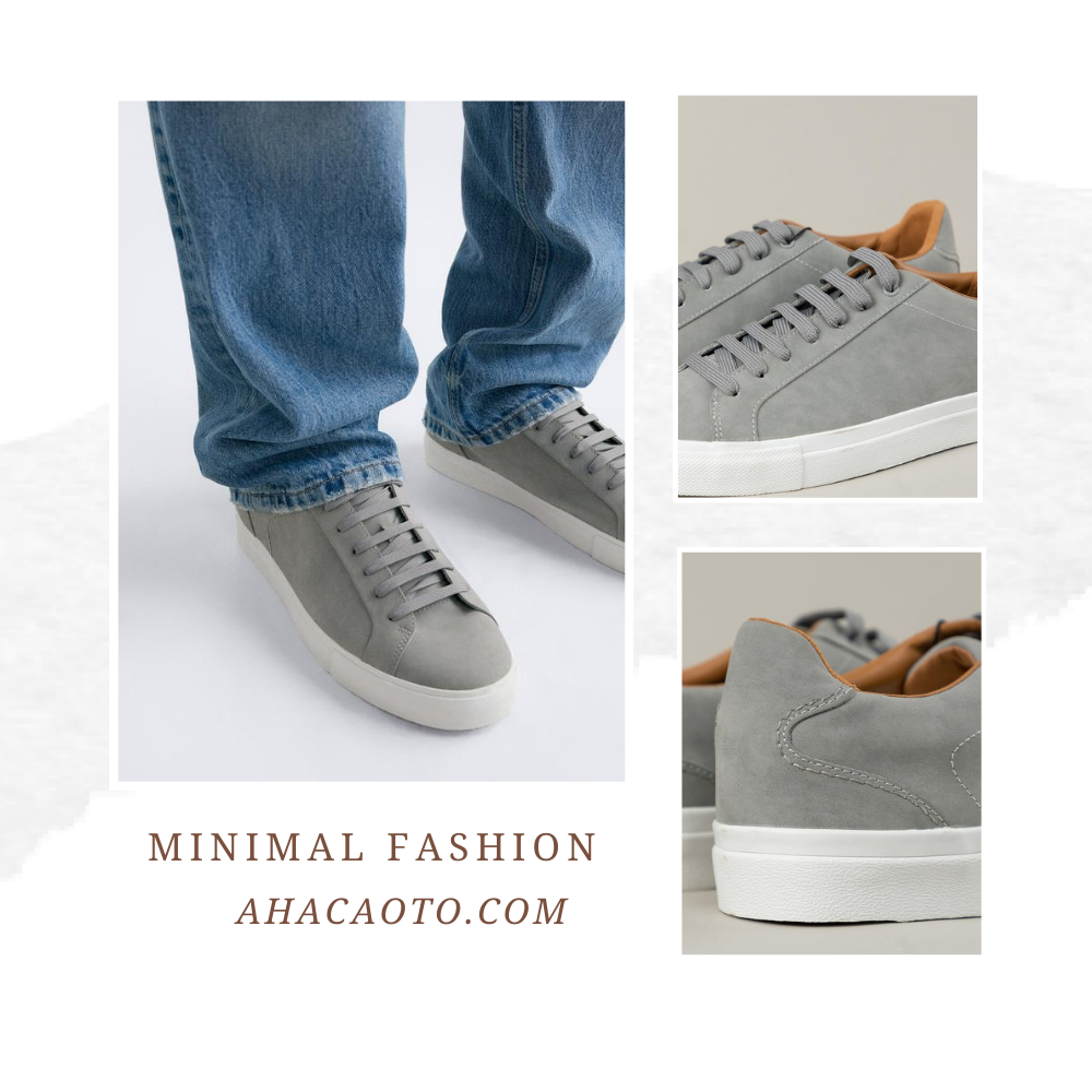  Giày Sneaker Zara Basic Grey BigSize 