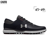  Giày Golf Under Armour UA Charged Medal RST Golf - Black/Metallic Silver Big Size 