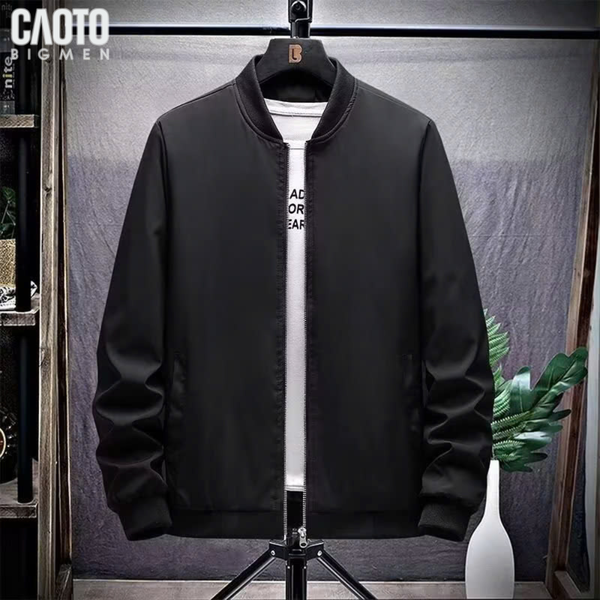  Áo Khoác Nam Cổ Đứng Dáng Rộng Bigsize 