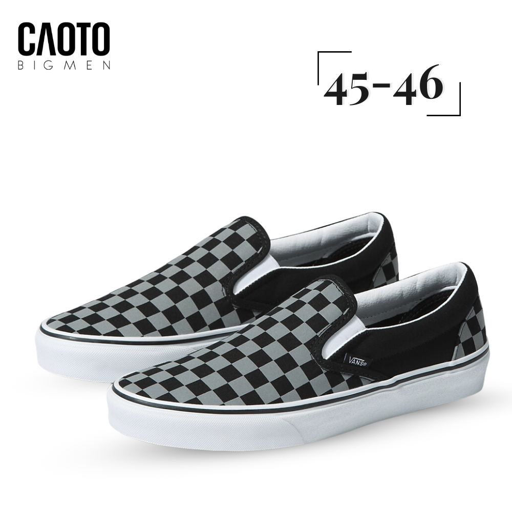  Giày Vans Classic Slip-On Checker Board Đen Big Size 