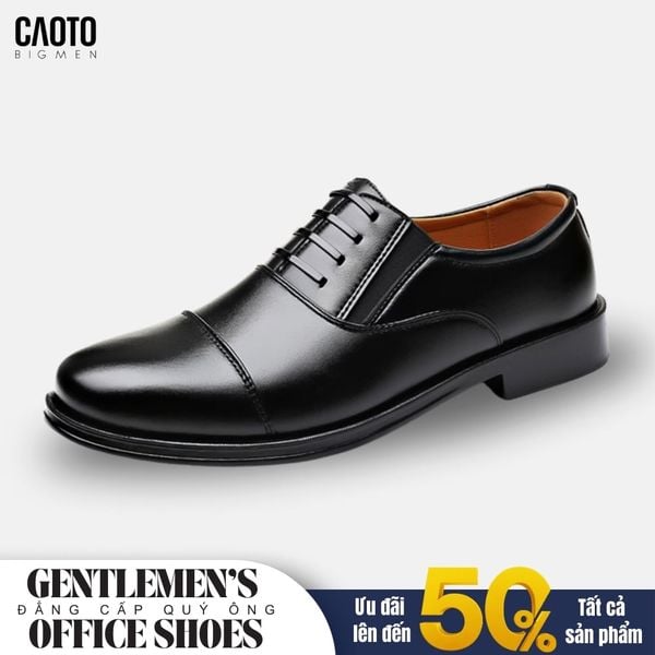  Giày Tây Xỏ Black Rome Oxford Big Size 