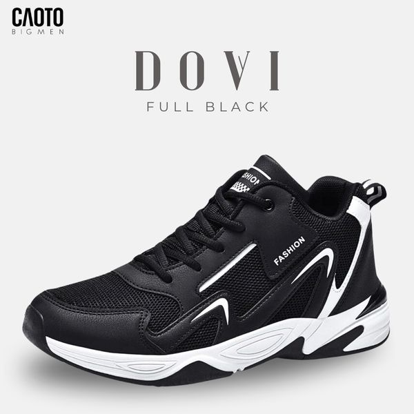  Giày Sneaker Dovi Đen Big Size 45 - 48 