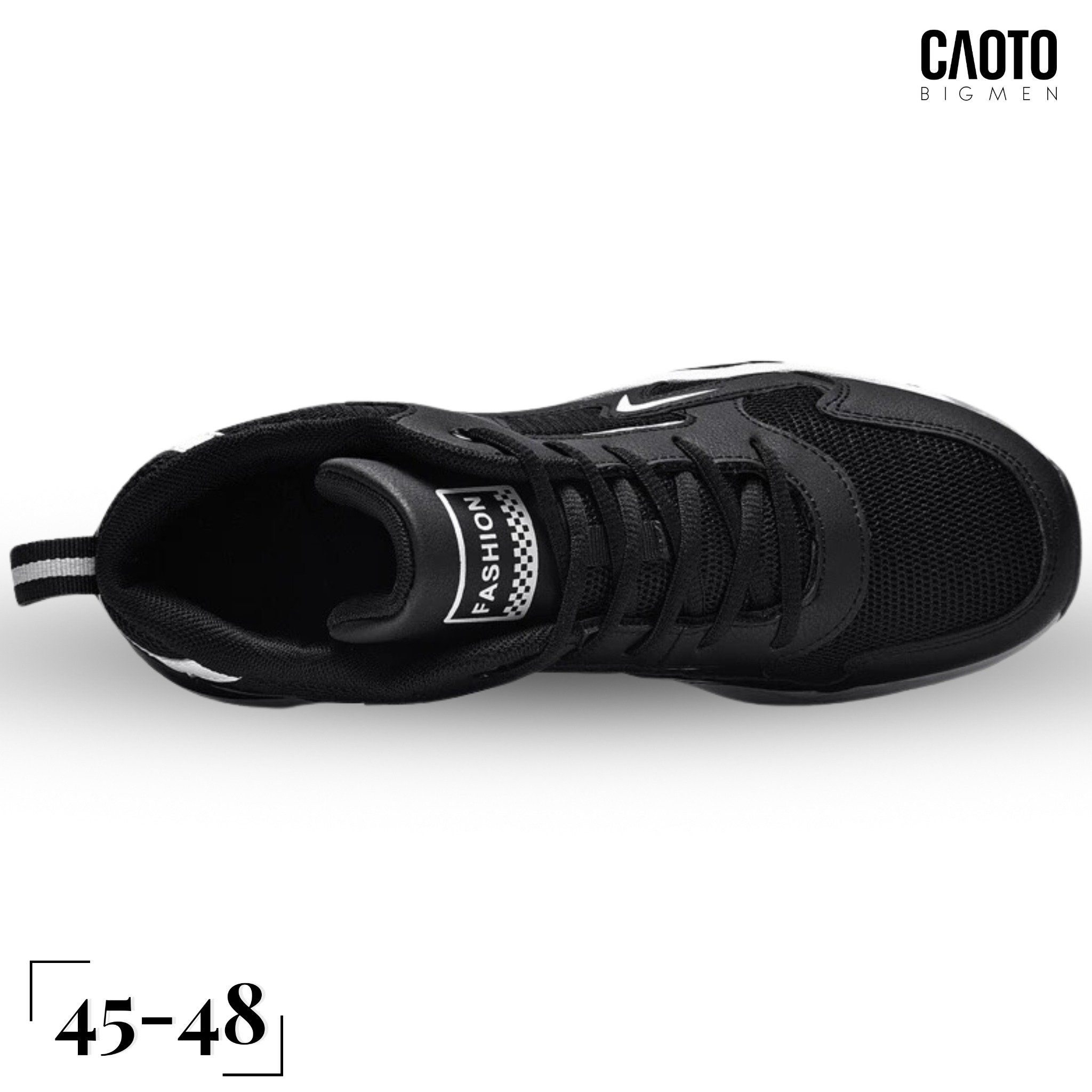  Giày Sneaker Dovi Black Big Size 