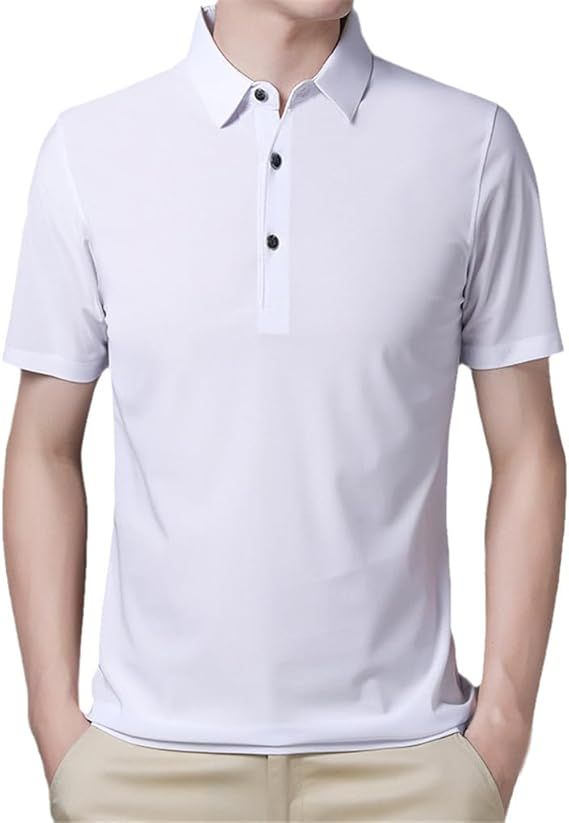  Áo Polo Villa Trắng Trơn Chất Vải Mịn Big Size 60kg - 120kg 