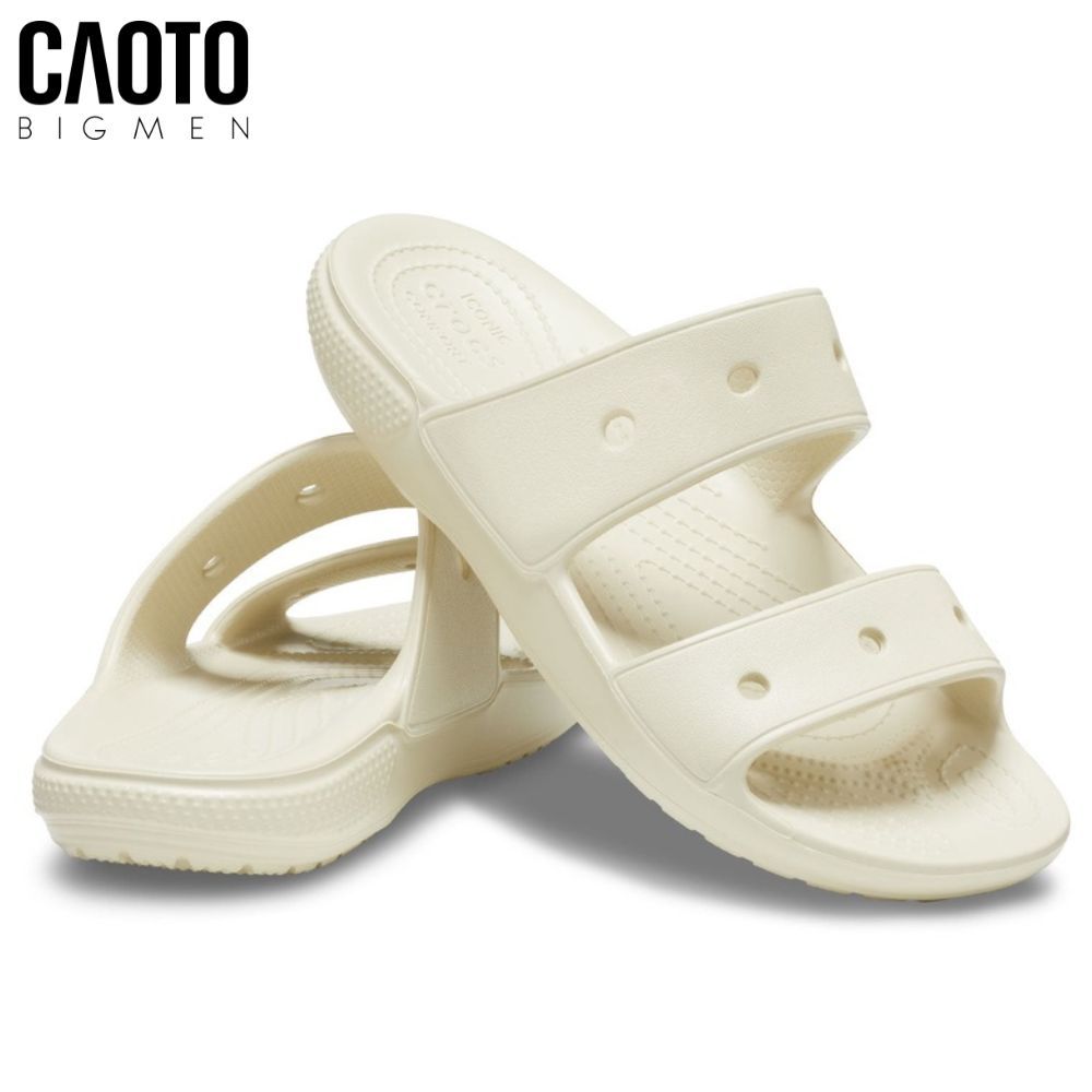  Dép Unisex Crocs Classic Bone Big Size 