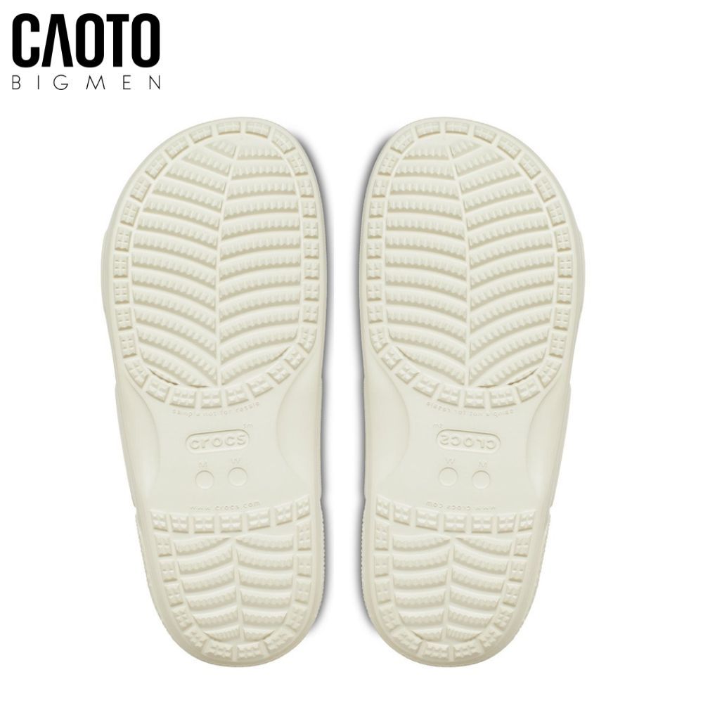  Dép Unisex Crocs Classic Bone Big Size 