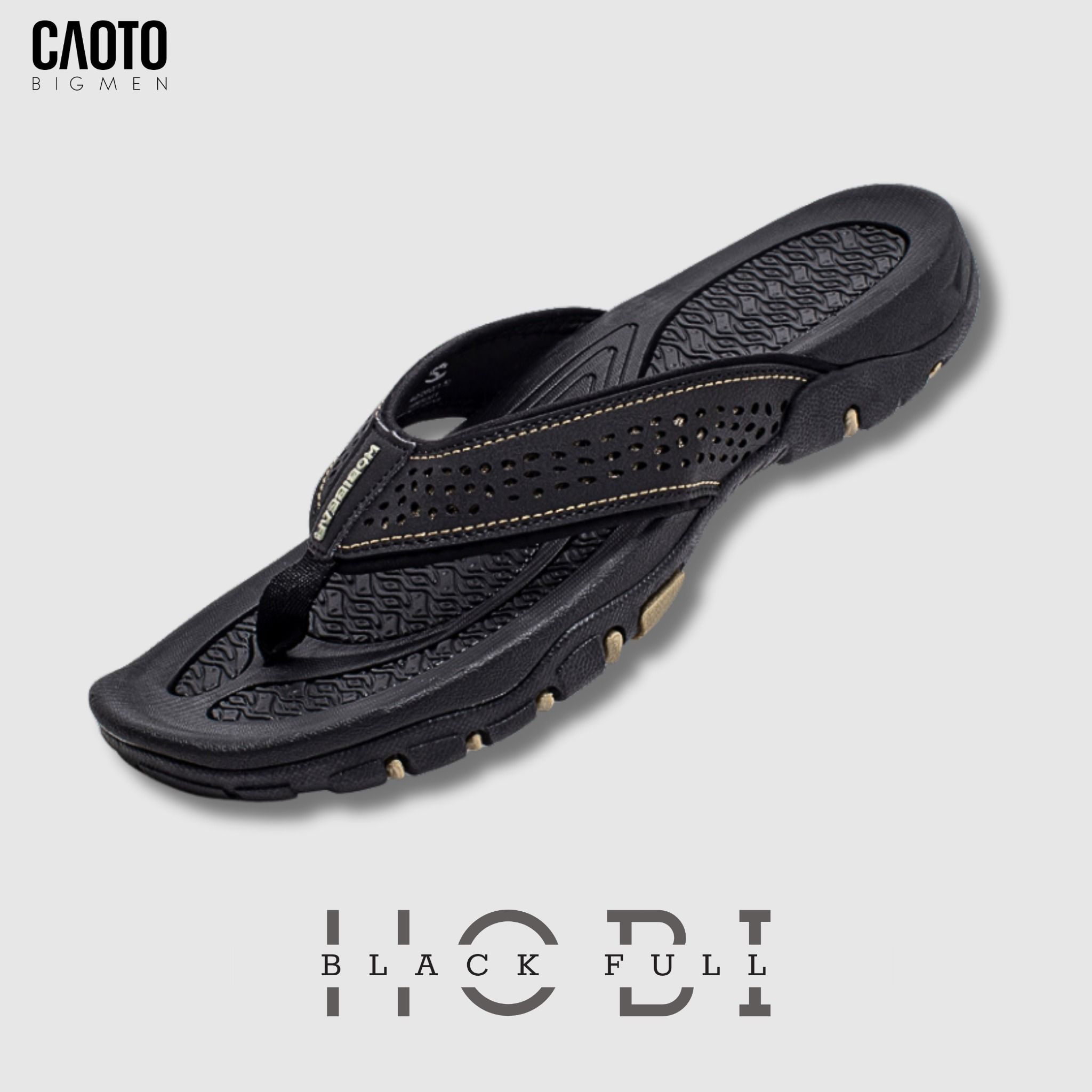  Dép Kẹp Hobibear Black Bigsize 