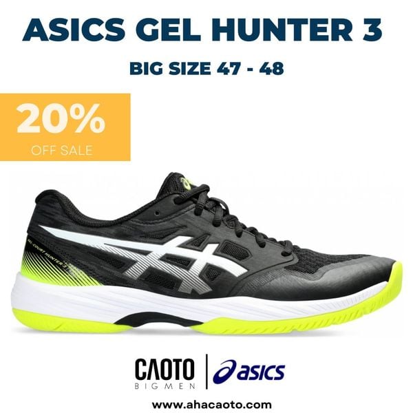  Giày Bóng Chuyền Asics Gel-Court Hunter 3 Green Big Size 