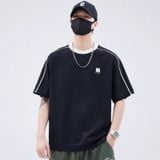  Áo Thun Cổ Tròn Màu Đen Thời Trang Big Size 80-140KG 