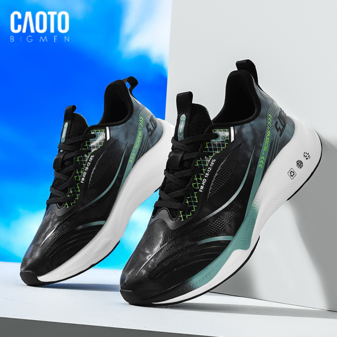  Giày Thể Thao Aero Stride Black & Green Big Size 