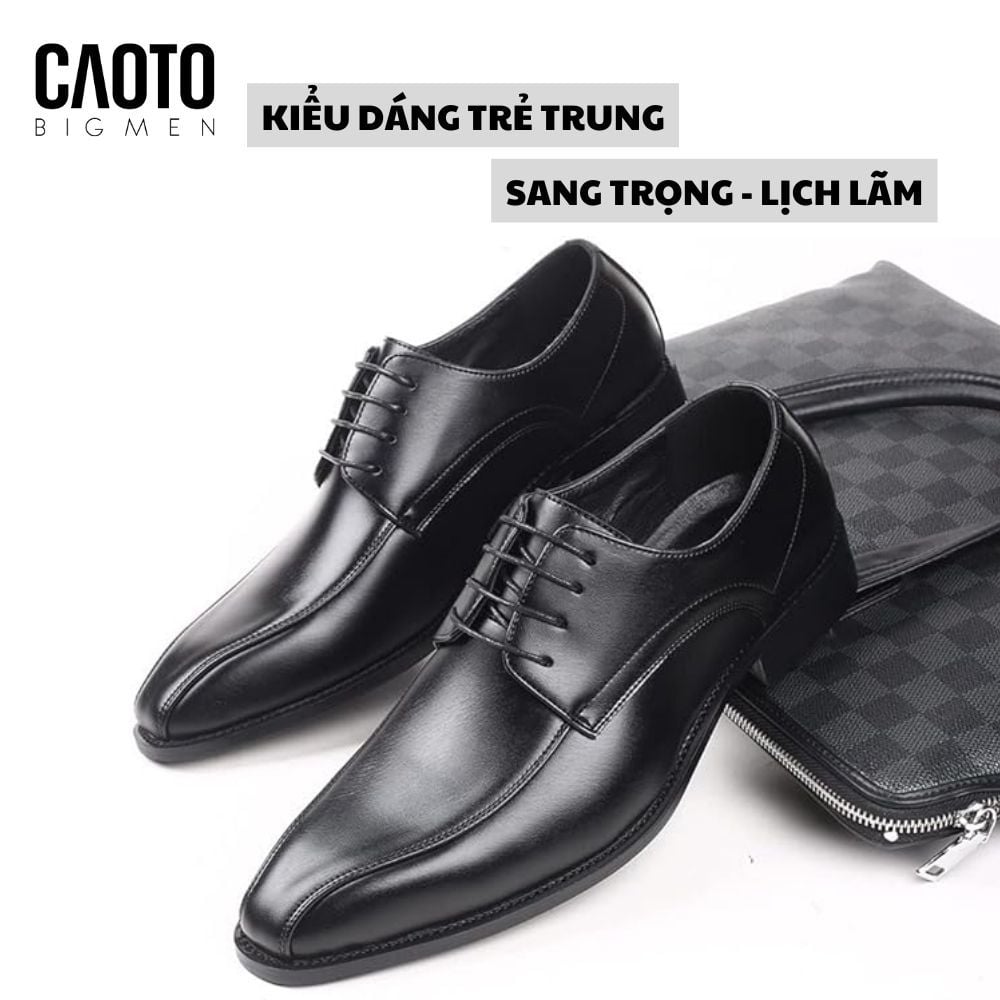  Giày Tây New Polish Full Black Big Size 