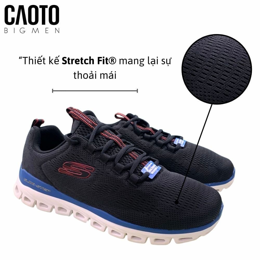  Giày Thể Thao Skechers Black Blue Big Size 
