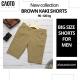  Quần Short Kaki Nâu 90-120KG (New Collection) 