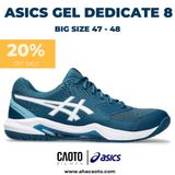  Giày Thể Thao Asics Gel Dedicate 8 Blue Big Size 