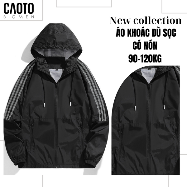  Áo Khoác Dù Sọc Có Nón (New Collection) 