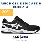  Giày Thể Thao Asics Gel Dedicate 8 Black Big Size 