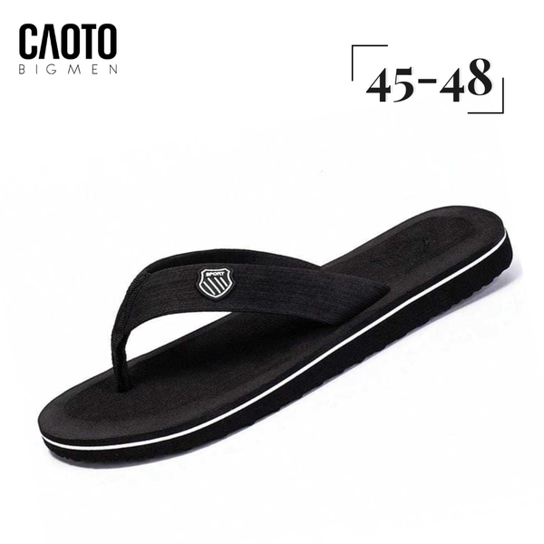  (Dép Big Size Nam)Dép Kẹp Flip-flop Đen Hami Size Lớn Big Size 