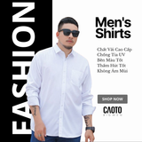  Áo Sơ Mi Nam Big Size Trắng Trơn Dài Tay – Vừa Vặn, Thoáng Khí, Thanh Lịch Size 60–150kg 
