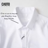  Áo Sơ Mi Nam Big Size Trắng Trơn Tay Ngắn – Form Rộng Thoải Mái Size 60–150kg 