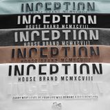  Áo Thun White Chữ Nổi INCEPTION Thời Trang 80-110KG 