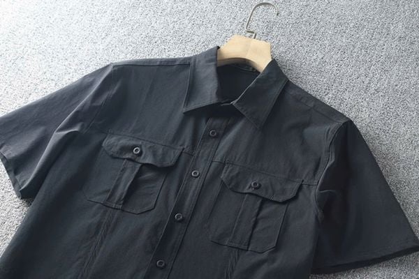  Sơ Mi Đen Vải Đũi Bigsize 90-120KG (New Collection) 