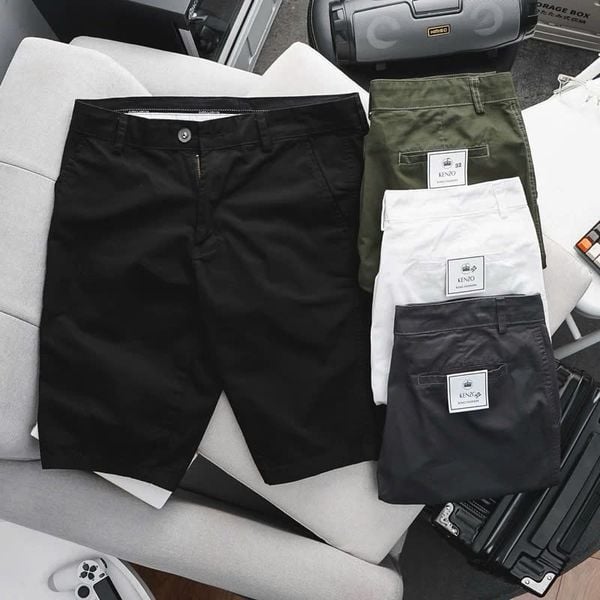  Quần Short Kaki Đen Big Size 90-120KG (New Collection) 