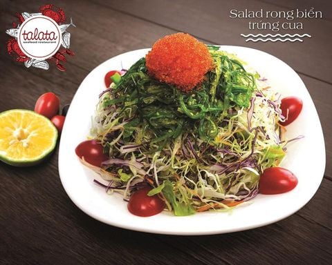 SALAD RONG BIỂN TRỨNG CUA