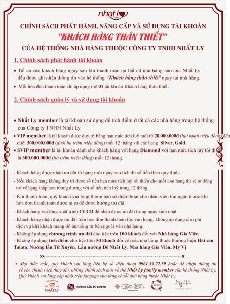  Alacarte - chương trình thẻ vip 