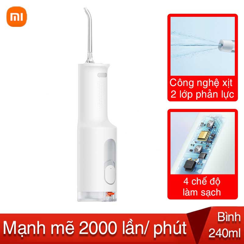  Máy tăm nước Xiaomi Mijia F300 vệ sinh răng miệng 