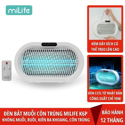  Đèn bắt muỗi côn trùng miLife K6P 